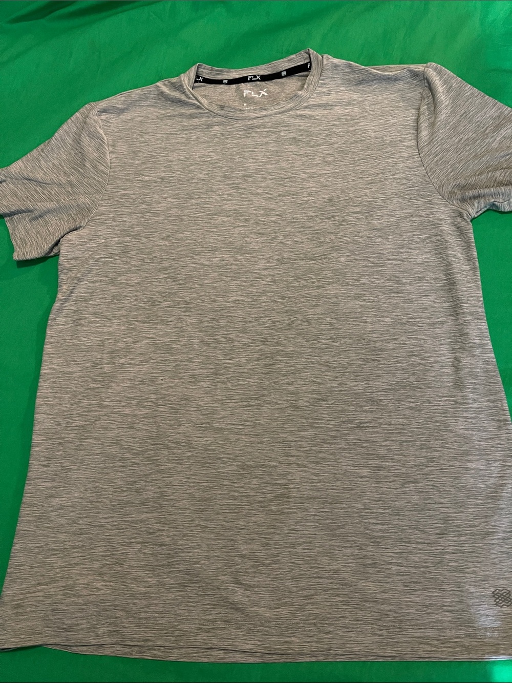 FLX Men’s Heather Gray Short Sleeve Crew Tee
